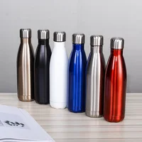 

Logo Custom Thermos Insulated Vacuum Flask Double Wall Cola shape Drinking Sport Bottle Stainless Steel Water Bottle