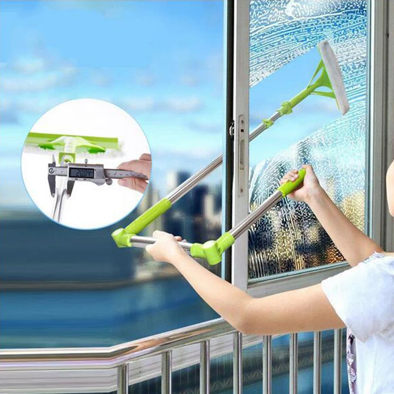 

New Telescopic High-rise Cleaning Glass Sponge Windows Dust Brush Mop Multi Cleaner Brush Washing Easy Clean The Windows Hobot