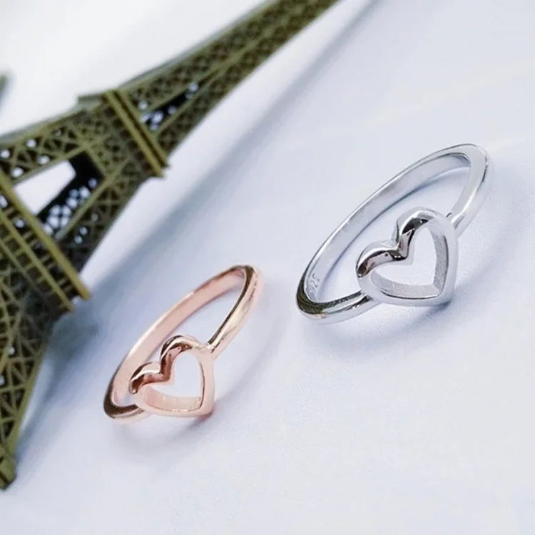 Chinese factory Heart-shaped ring