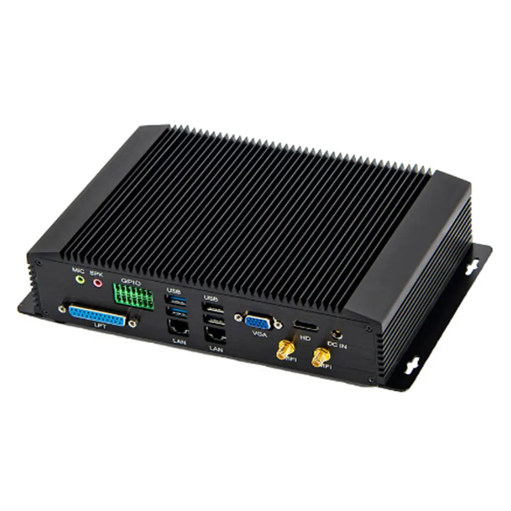 

Industrial mini pc core i7 4500U 4650U with 6COM RS232 RS422 RS485 HD-MI VGA GPIO LPT ports for medical industry