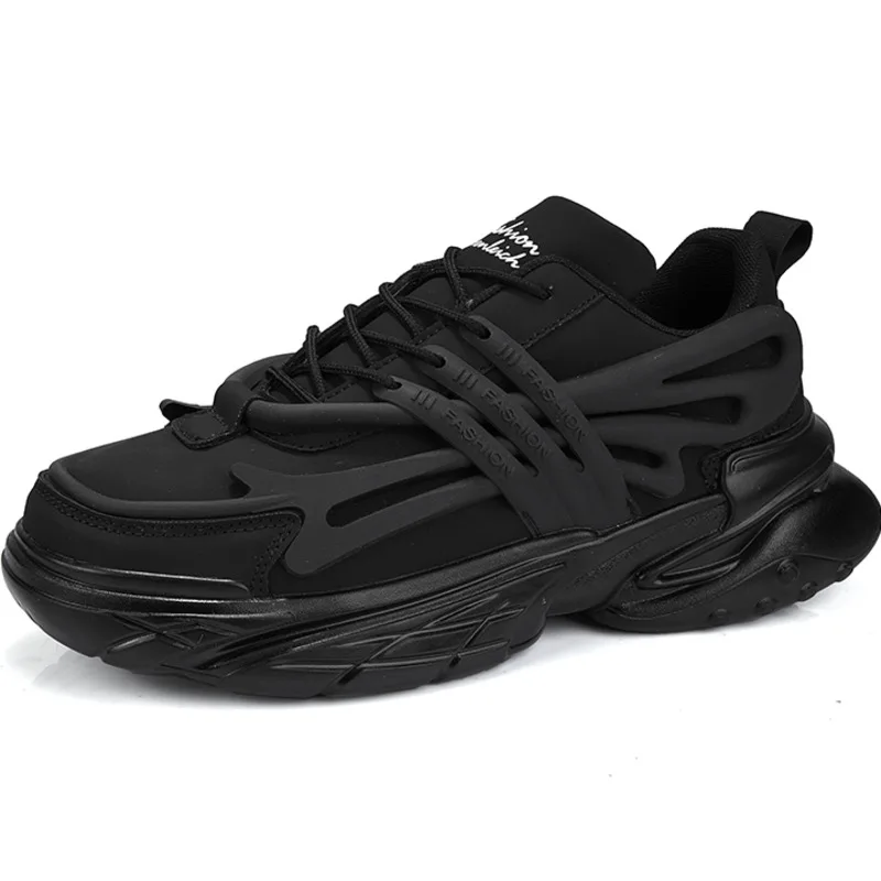 

Dropshipping Custom Logo Men's Casual Shoes Size 45 Comfortable Walking Style New Chunky Platform Sneakers