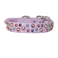 

Unicorn Dreams Dog Collar Bling Pet Collar Lavender Girl Puppy Dog Collar with Crystal