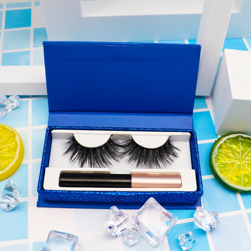 

Profession 3D Eyelash Natural Long 25mm fiber Eyelashes for Packaging Box suit