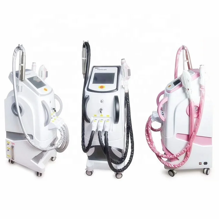 

Multifunction beauty machine 4 in 1 elight ipl opt shr rf nd Yag Laser Tattoo removal/hair removal machine