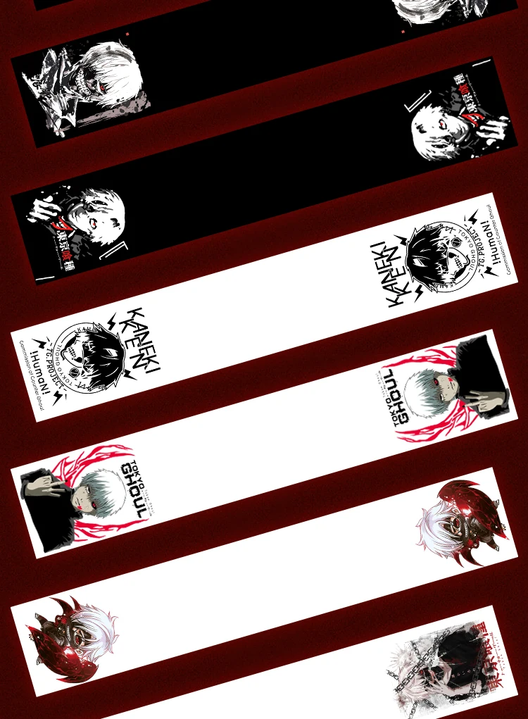 OEM Tokyo Ghoul Anime Scarf Digital Print Pattern Guangzhou Custom Logo White Scarf Female Cheap Men's Winter Warm Scarf