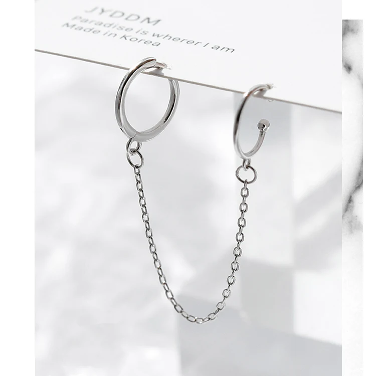 

XuQian Wholesale Unique Ear Clip Cuff Chain Earrings for Ladis Young Girl