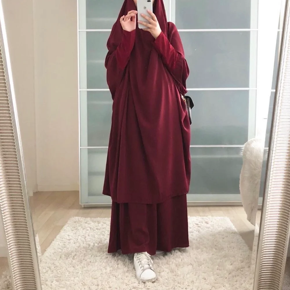

Niqab djellaba burka ramadan eid muslim prayer garment dress women abaya jilbab hijab long khimar robe abayas islam clothing, As pictures