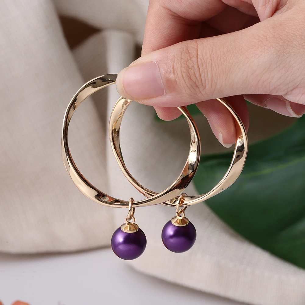 

SophiaXuan New Arrival Fashion Jewelry Pearl Hawaiian Jewelry Wholesale Polynesian Earrings For Women yiwu junjian, Customized color