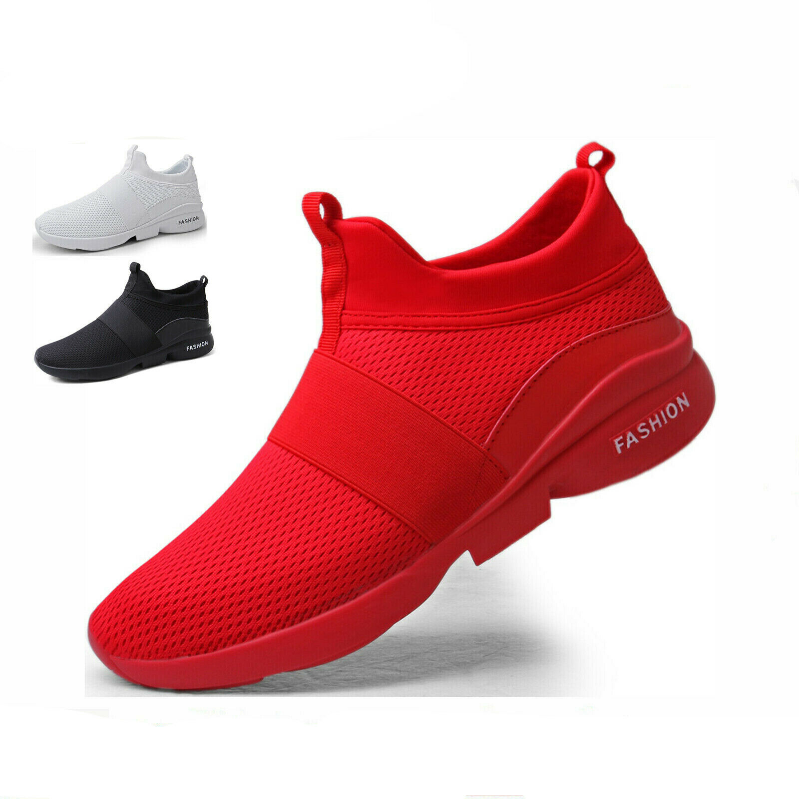 

Men's Shoes Casual shoes Athletic Breathable Running Tennis Sneakers Walk men's casual shoes-sports white 2021