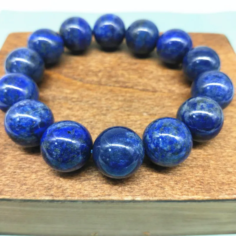 

Free Shipping Wholesale Natural Crystal Beads Bracelet Lapis Lazuli Healing Crystal Bracelet for Man Crystal Gift