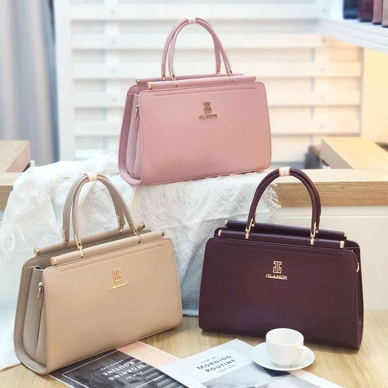 

Wholesale designer vegan PU leather tote women hand bags shoulder ladies bag custom handbag, 6colors