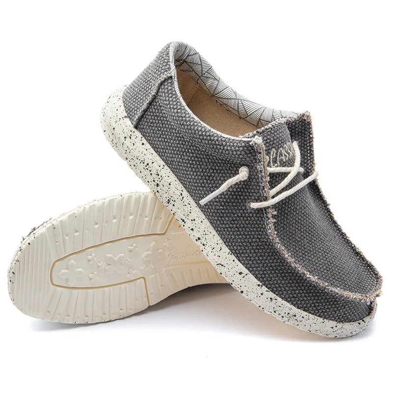 

2021 New Style Men Casual Walking Shoes Canvas Sneakers, 3 colors