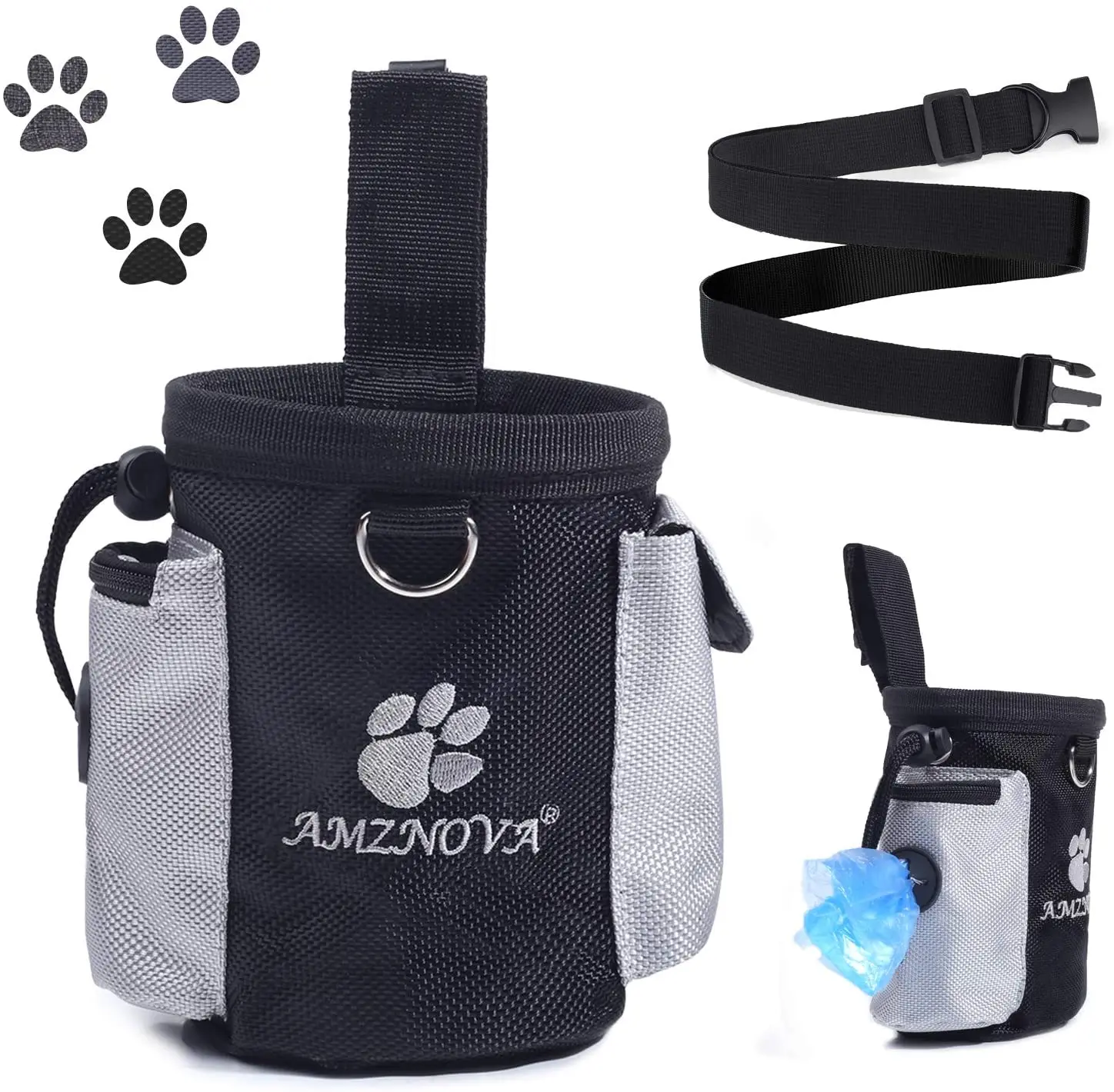 

Dog Treat Bag Puppy Treat Pouch Pet Small Dog Bait Holder Animal Walking Snack Container Best Hiking Toys Pack Dispenser Carries