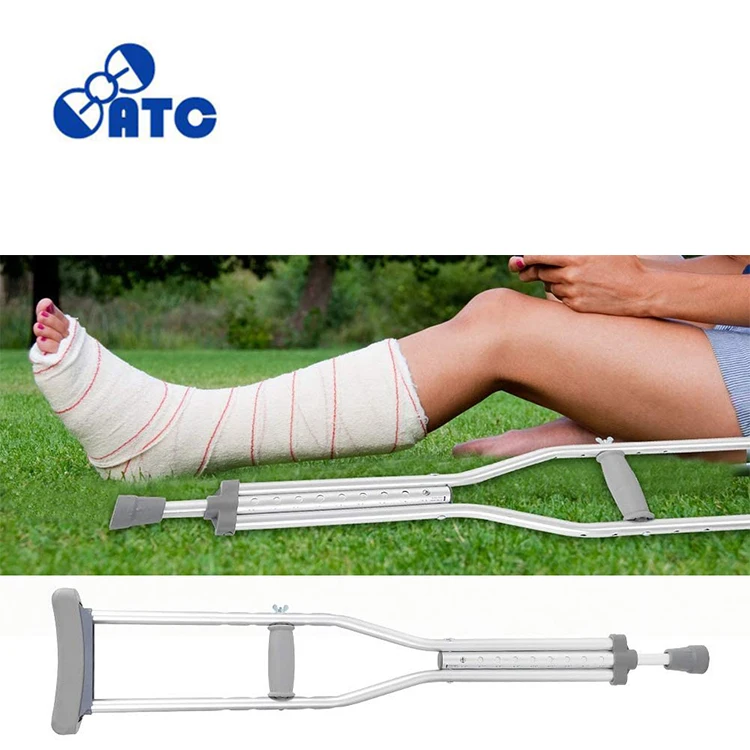 Aluminum Alloy Crutch Adjustable Crutch Telescopic Crutches - Buy ...