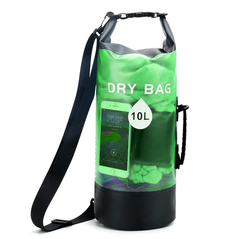 

Pvc Waterproof Dry Bag Water Sport Waterproof Dry Bag Pvc Tarpaulin Survival Backpack, Black blue