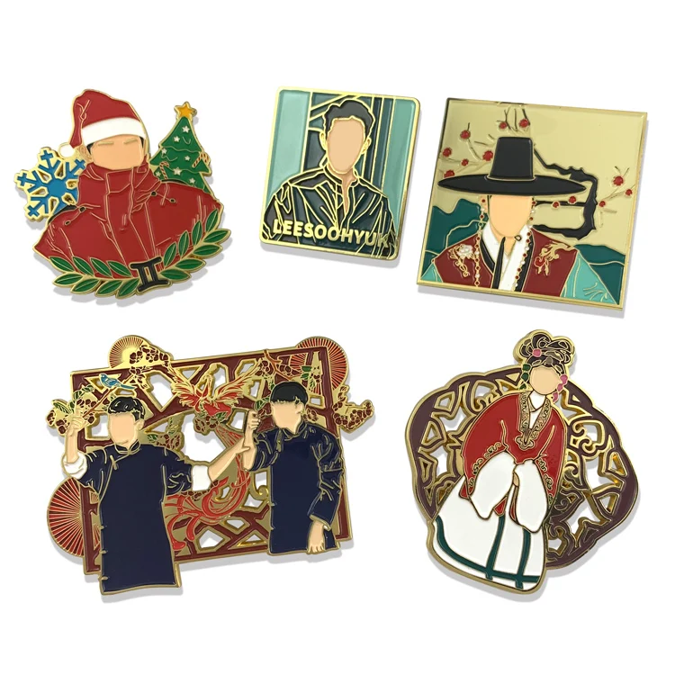 

Personalized Wholesale Factory Chinese Art Custom Made Metal Pins Hard Enamel Pin Lapel Pin