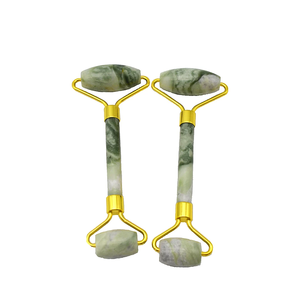 

Green Jade Roller Massage New Material Natural Product Stone Jade Roller For Face Jade Roller Green, Purple