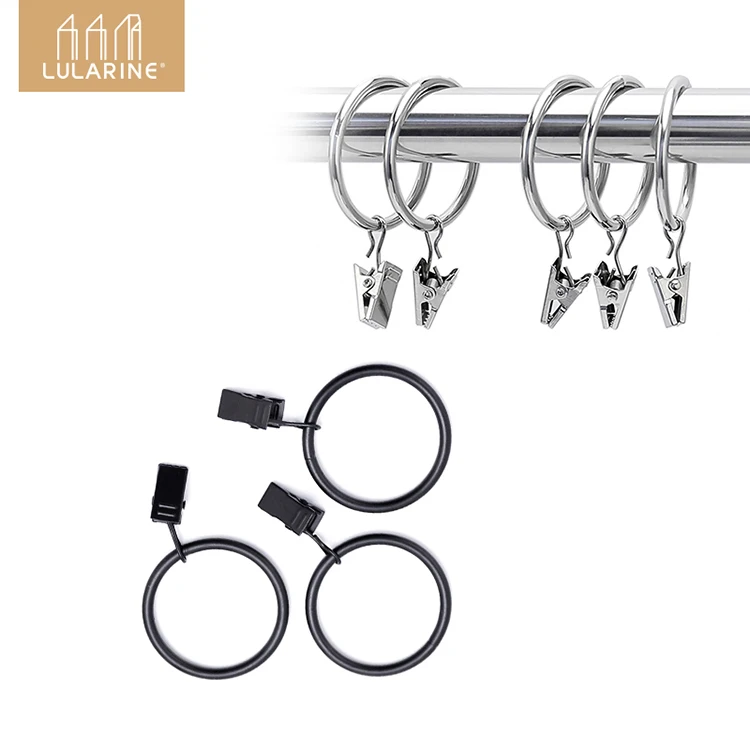 20 Years Of Professional Factory Spot Curtain Ring Clips Shower Curtain Rings Hook 304 Stainless
