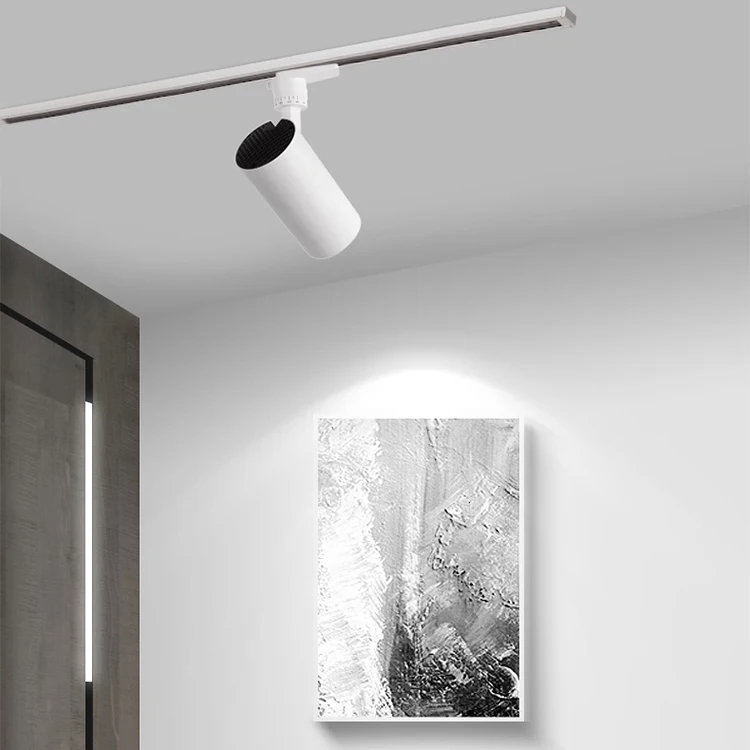 
2020 Wholesale Modern Store Home Black White Adjustable Cob 3W Gu10 Led Track Lights 