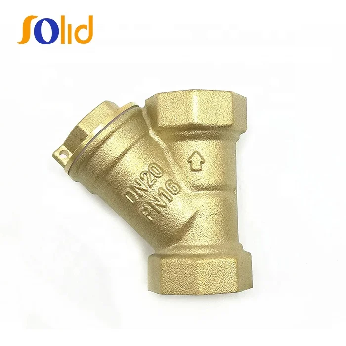 1/2''-4'' Y Filter Valve Brass Forged BSP Female Thread Connection Y Strainer