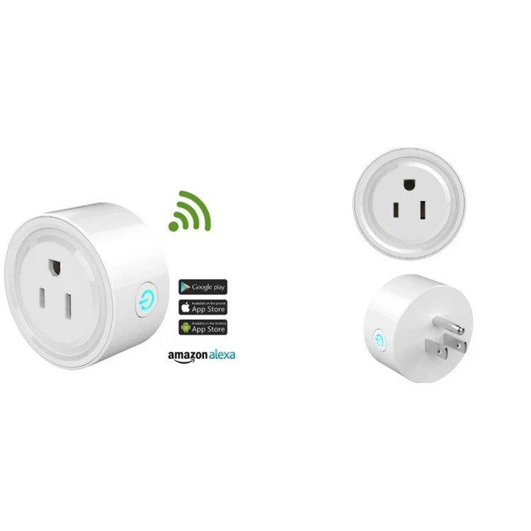 USA Automation App Tuya Home Energy Smart US Mini Wall Outlet Socket Wifi Smart Plug