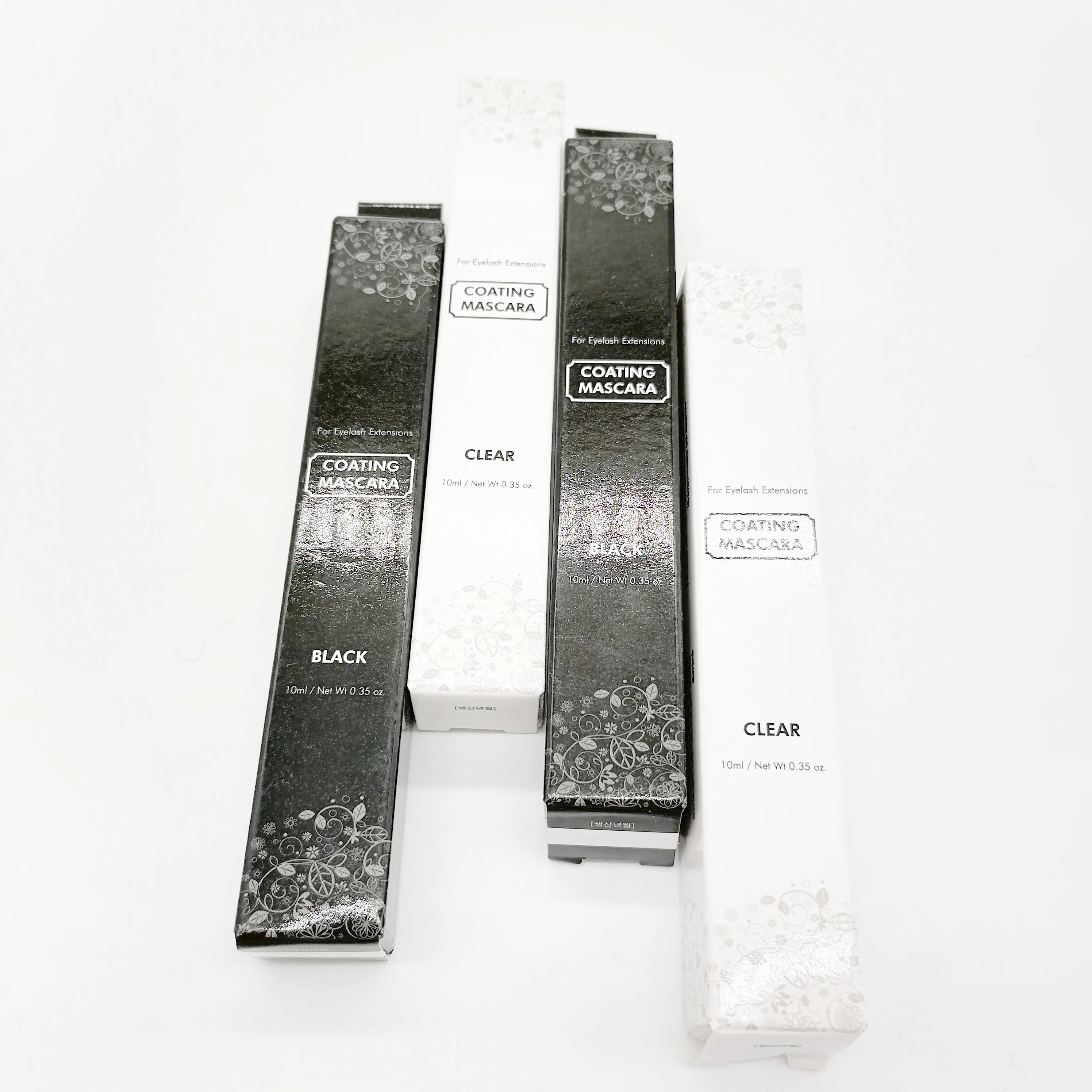 

Eyelash Glue Clear/black color eyelash extension sealant lash coating mascara with private label