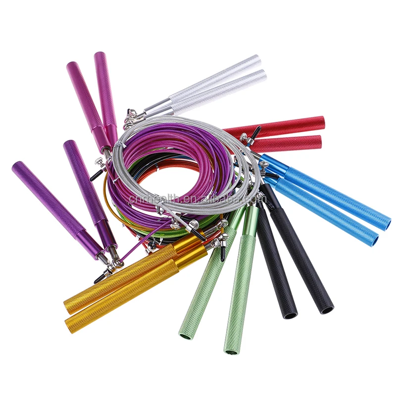 

Wholesale Manufacture Fashionable Skipping Rope Fitness Jump Rope Speed Skipping Rope, Pink, purple, green, black,grey, red,etc