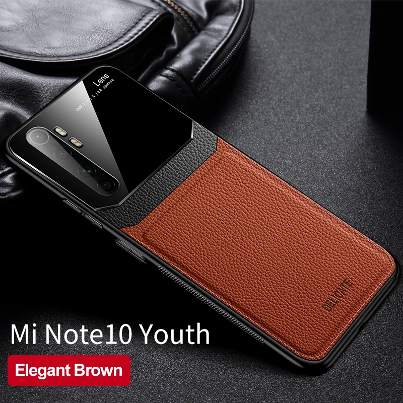

Hot Sell PU Business Style PC Grained Phone Shell for Xiaomi Redmi Note11 Back Phone Case for Xiaomi MI 12, 4 colors