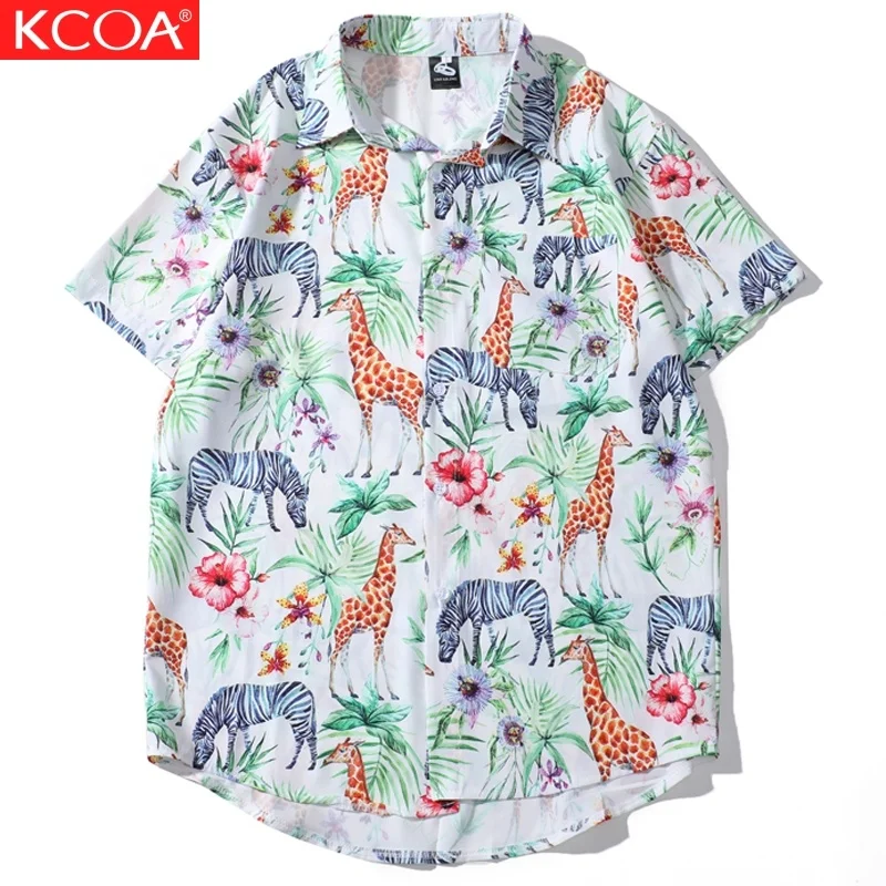 

Summer Cool Mens Shirts 2020 Super Soft Colorful Short Sleeve Hawaiian Shirt, 45 colors in stock or custom colors