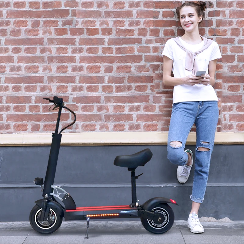 

High quality fast shipping folding electric scooter kugoo m4 500w 48v with seat