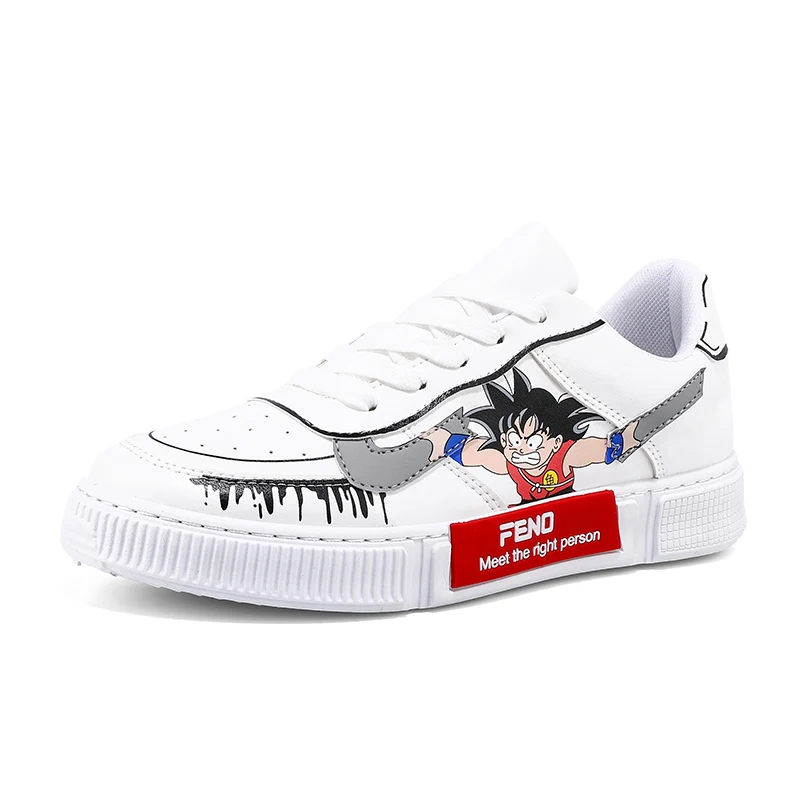 

2021 Autumn Hot Sale Hack Anime Graffiti Wukong Men Board Shoes Casual Sport Student Couple Tennis Shoess Women Sneakers