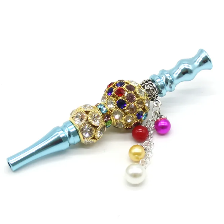 

little smoke pipe accessories aluminum alloy material hookah filter, 8 colors