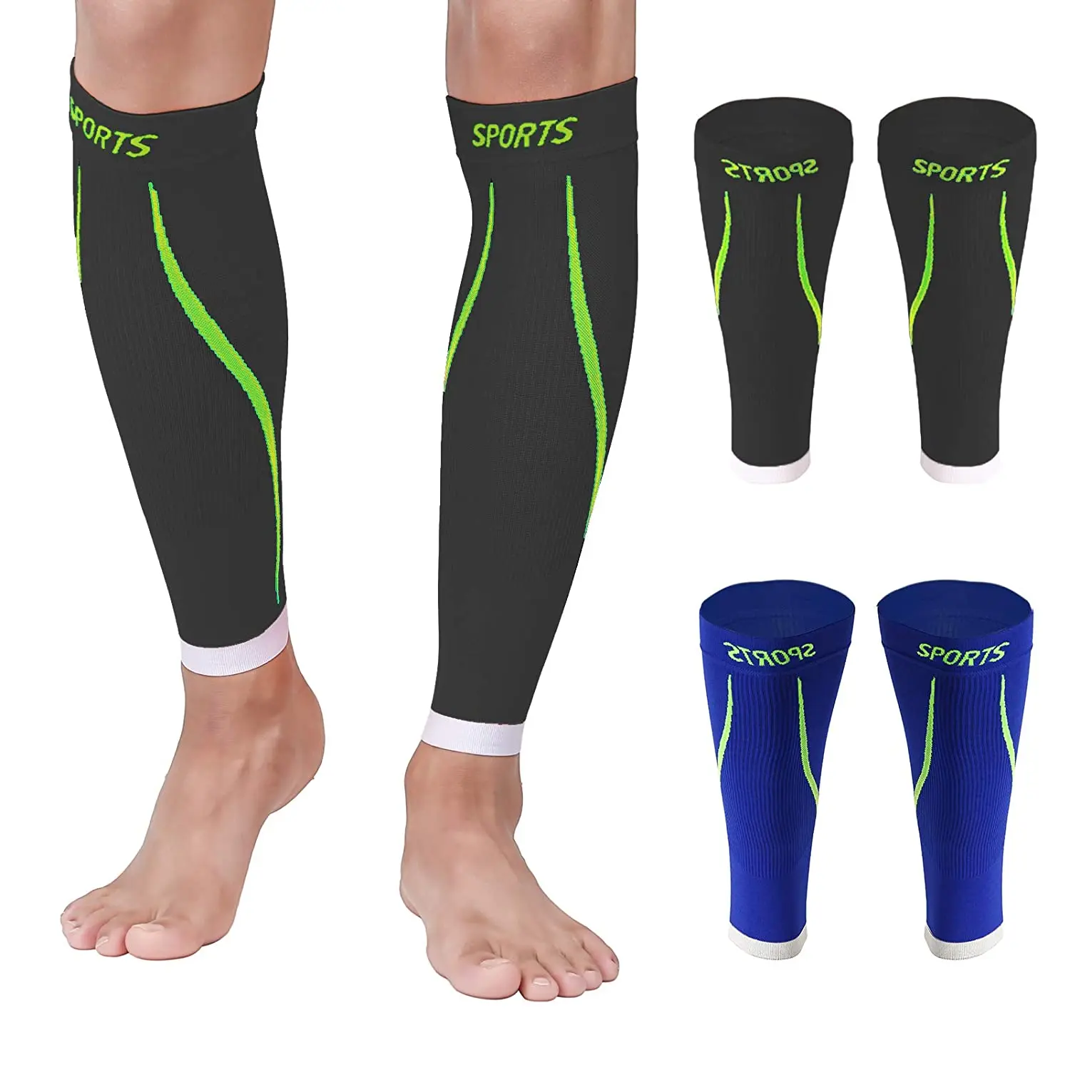 

men Sock for Shin Support Relief Leg Vein Breathable Brace Medical 15-20mmHg Calf graduated Compression Sleeve Sports Socks