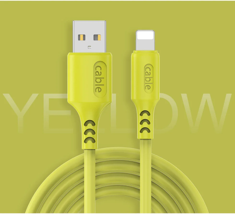 

SOCW New design silicone usb cable Food-grade liquid silicon gel charger cord magnetic cable Wear/dirt resistance, Customised