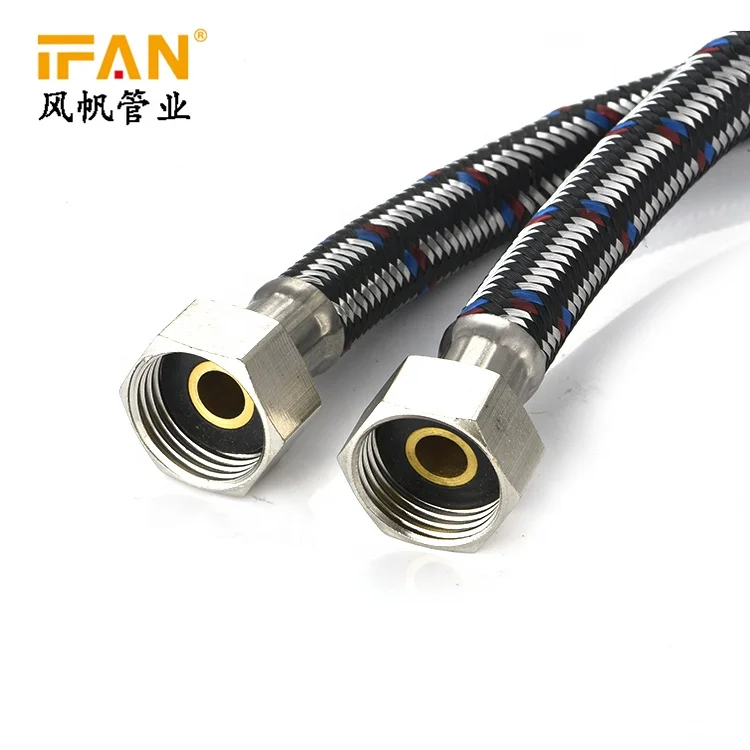 12.5mm 14mm 1/2ff Toilet Epdm Flexible Hose Braided Water High Pressure