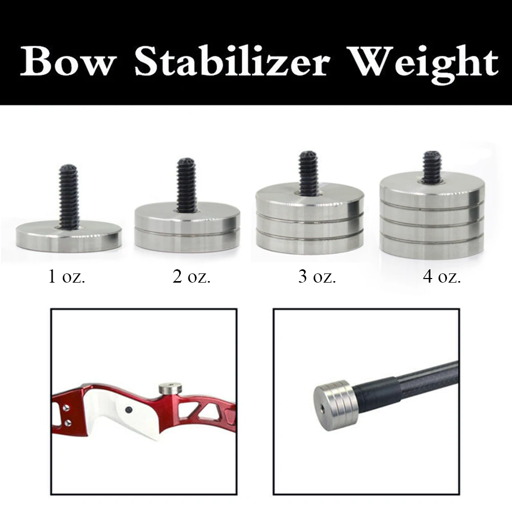 Stainless Steel Stabilizer Archery Weights Counterweight Balance For