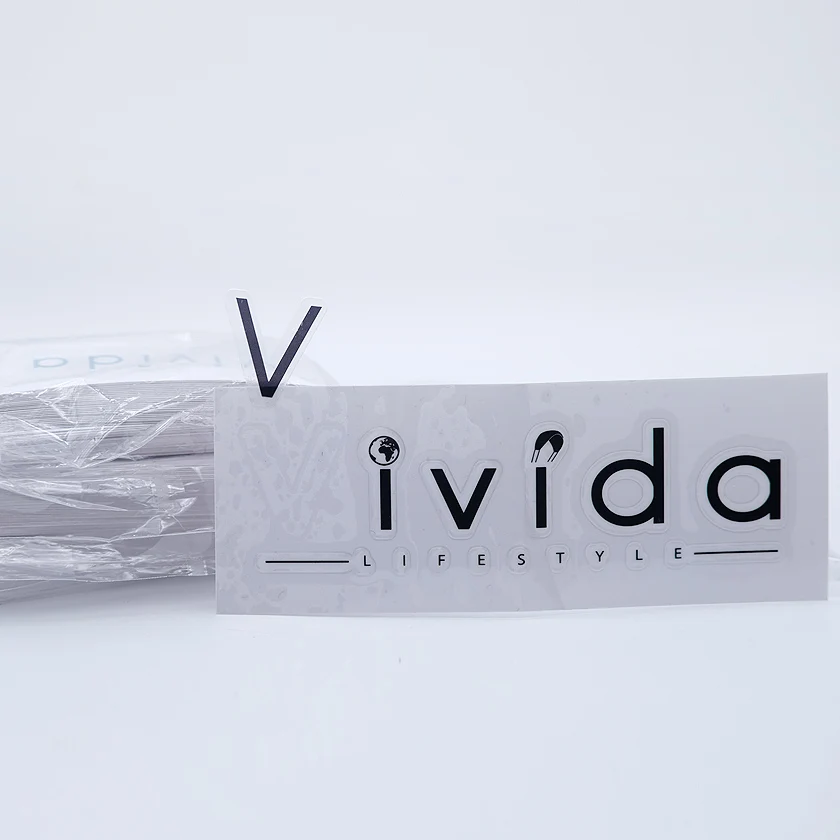 
Custom Brand Name Logo Printed Vinyl Transfer Sticker Printing 