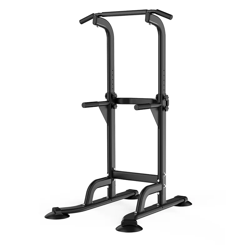 

Adjustable Height Dip Stands Multi-Functional Strength Training Fitness Chin Up Station Power Tower Pull Up And Dip Station