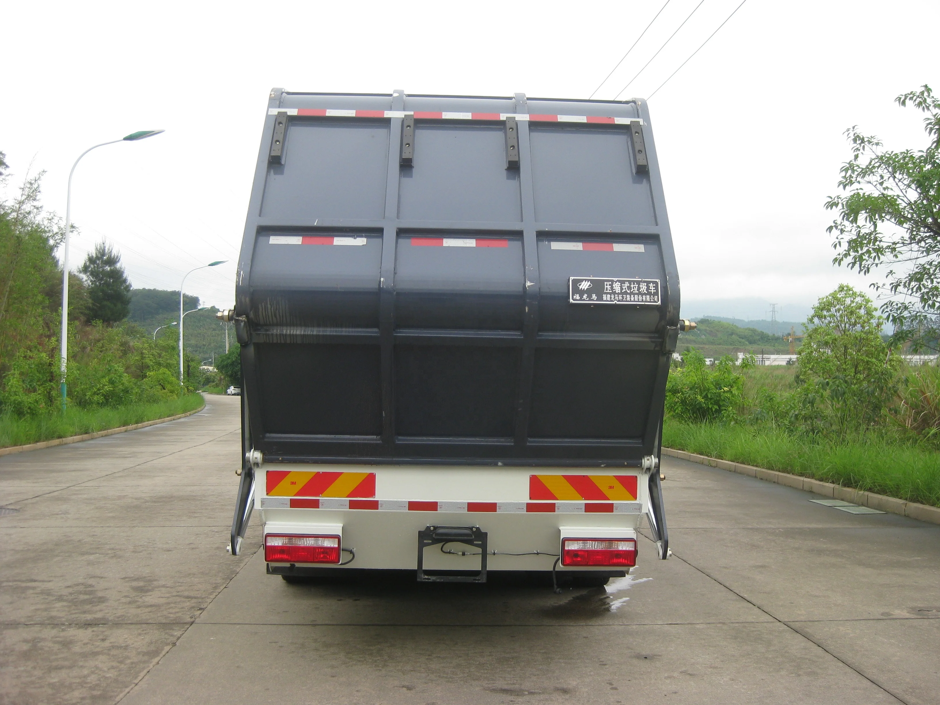 
25 ton heavy duty roll off refuse trucks rear loader garbage vehicle 