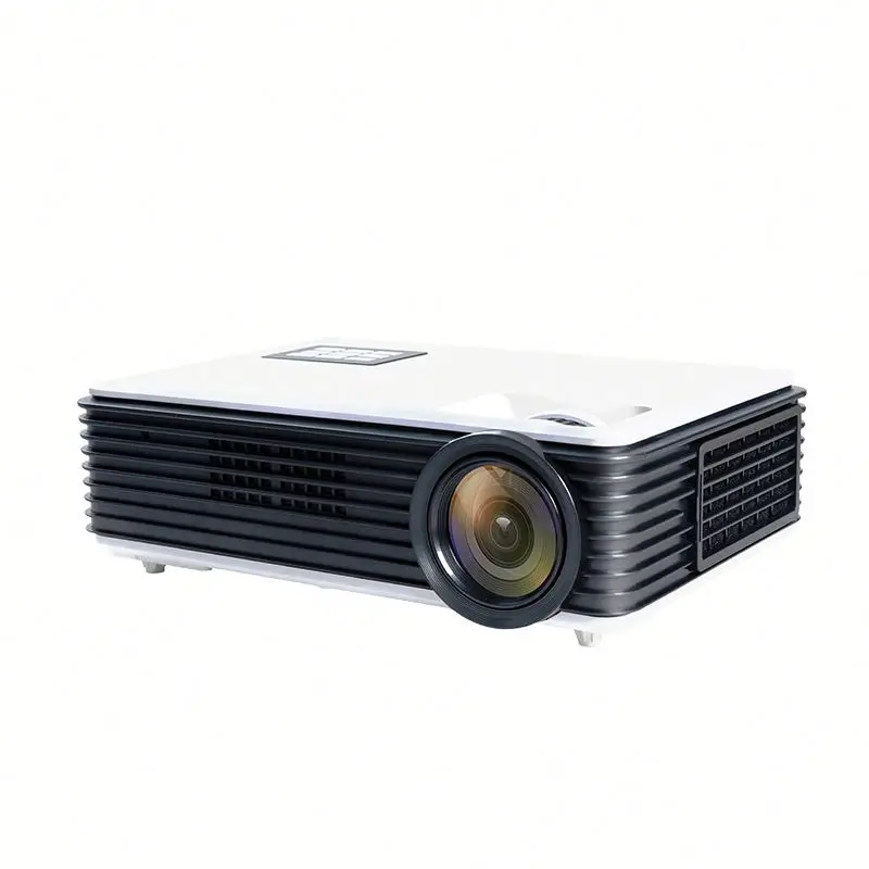

6000 lumens 1080p android ultra short throw 4k USB Video Wifi Micro HD LED Home Theater Android Pocket Projector, White/ silver/gold