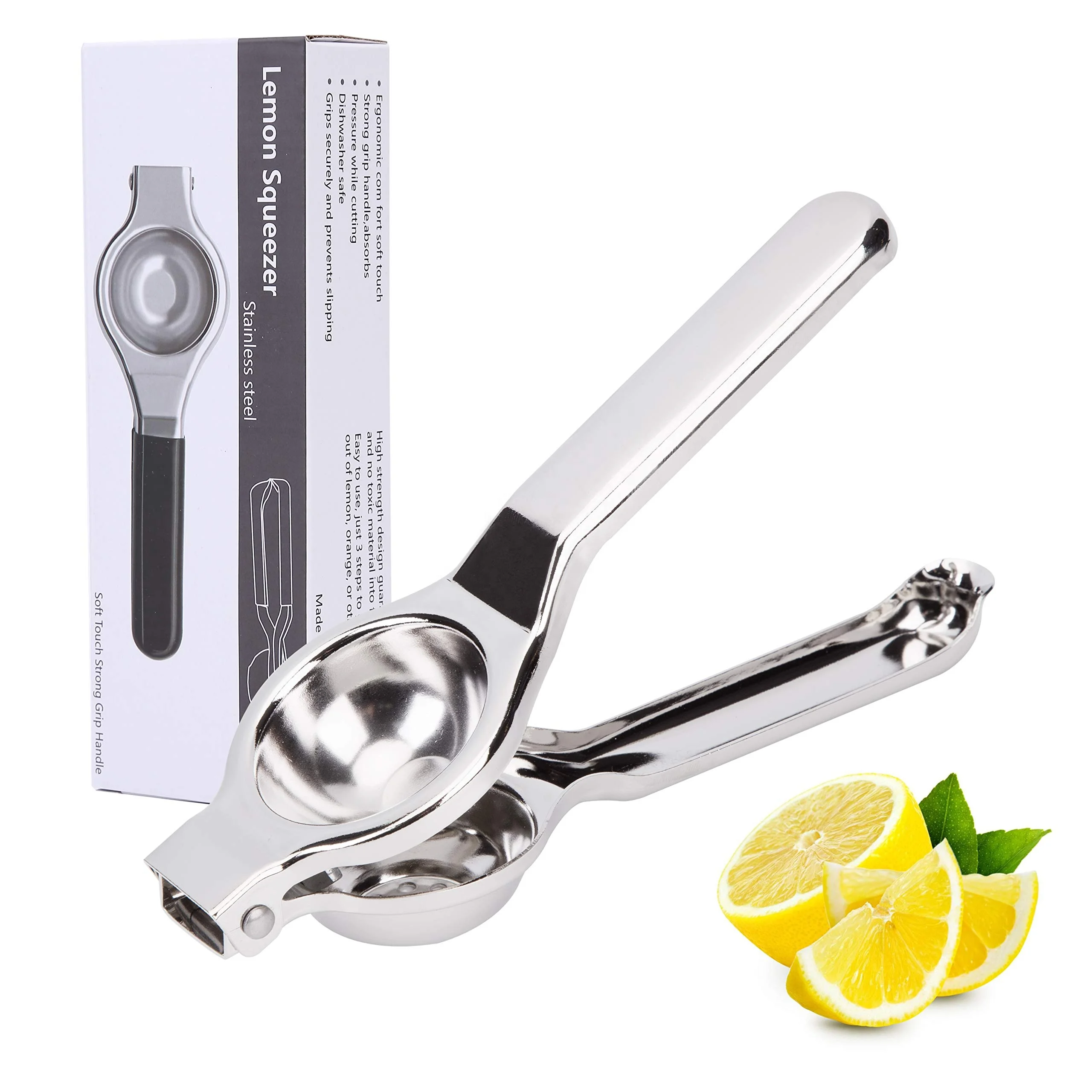 

Stainless Steel Detachable Lemon Press, Fruit Manual Juicer, Premium Lemon Citrus Juicer Squeezer