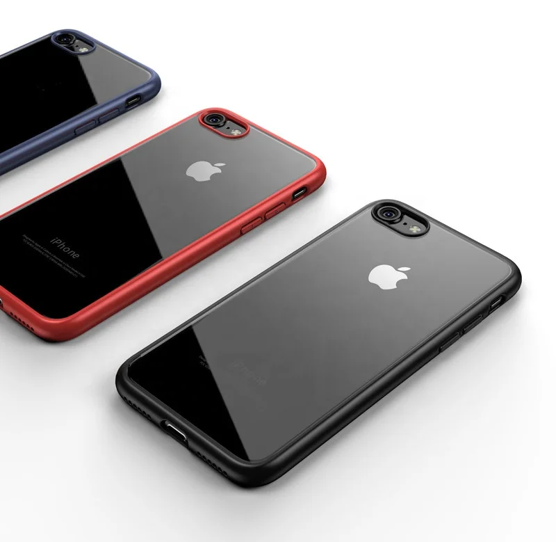 

Excellent Quality Shockproof Transparent Acrylic TPU PC Cover Phone Case for iPhone SE 2020