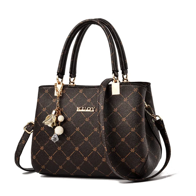 

2021 new bag large capacity women's handbag atmosphere mother bag fashion mother-in-law One Shoulder Messenger Bag