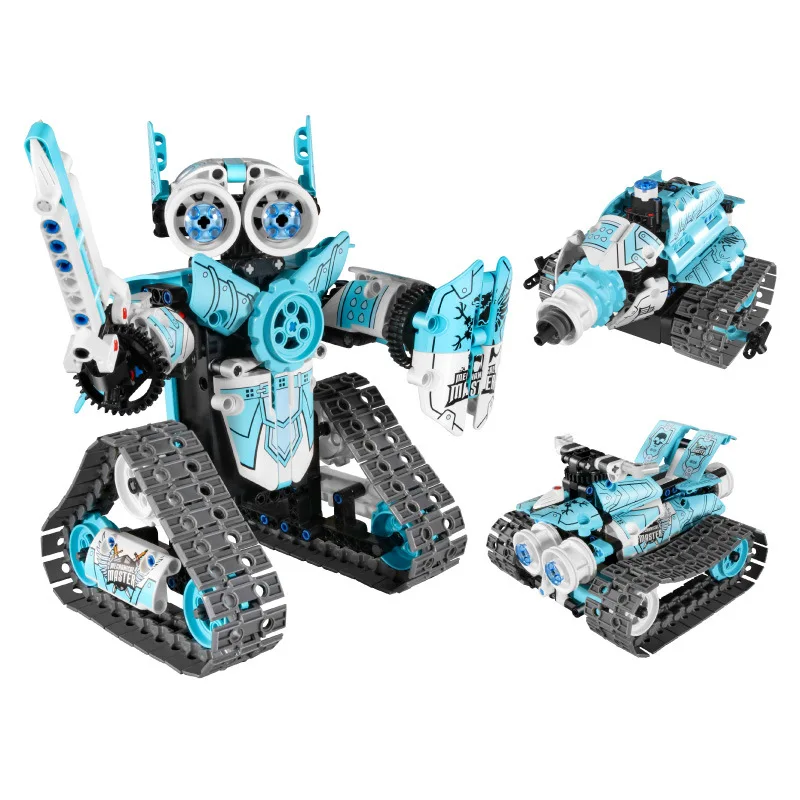 

Good Quality STEM Program Robot Building Blocks Toy DIY Self-Assembled Robot Kits For Kids