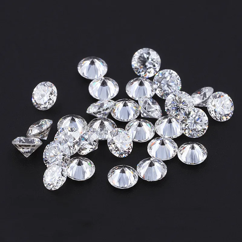 

100% Real DEF VVS Diamond Round Brilliant Cut Loose Diamond Stone for Wedding Ring Making