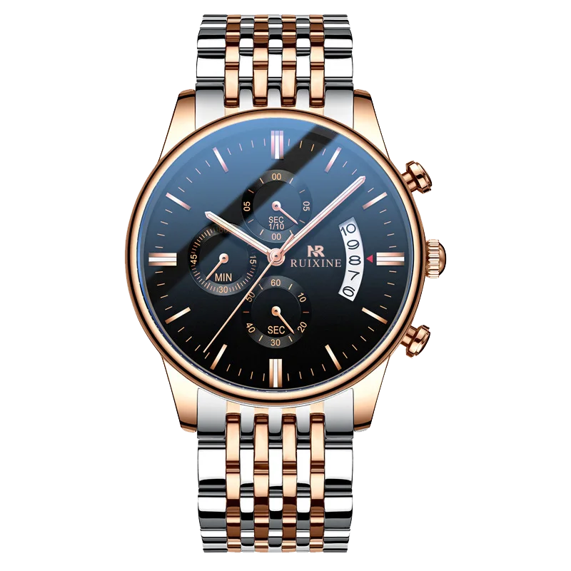 

Mens Watches Top Luxury Brand Men Gold Watch Men Relogio Masculino Analog Quartz Wristwatch 7117 dropshipping