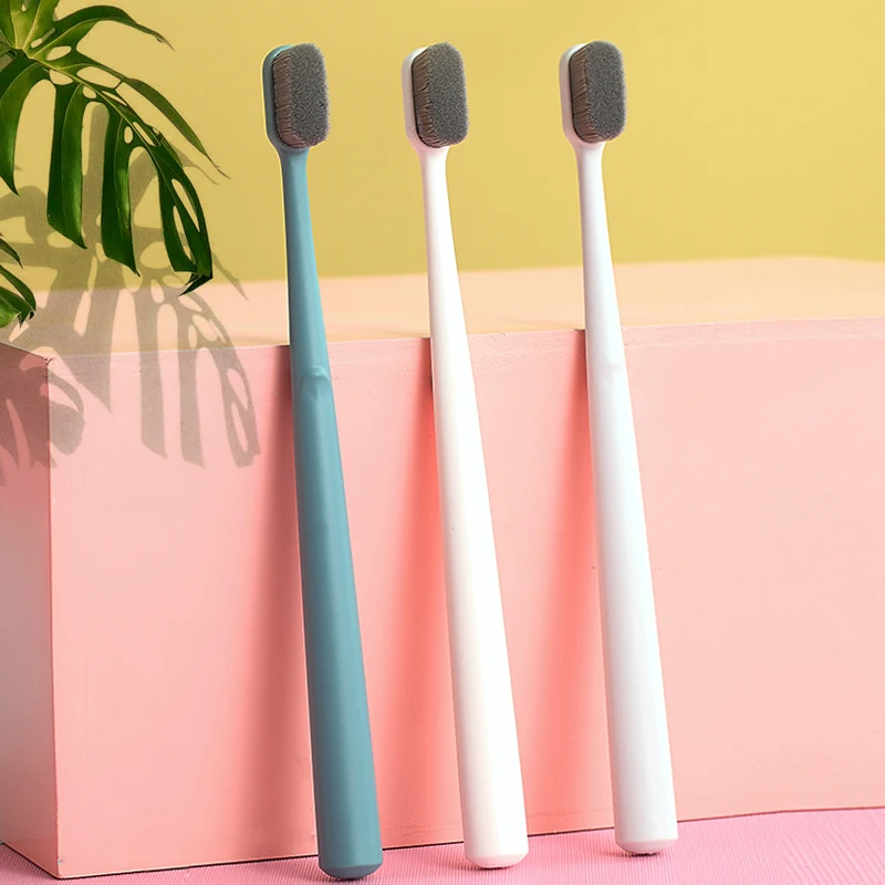 

Hot Sales Custom 10000 Superfine Micro Soft Bristles Toothbrush Travel Set Nano Ultra Fine Toothbrush With Box