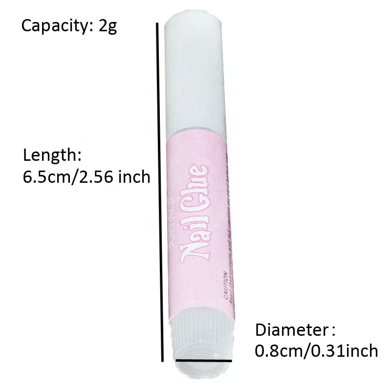 
China supply high quality 2g mini manicure glue nail glue 