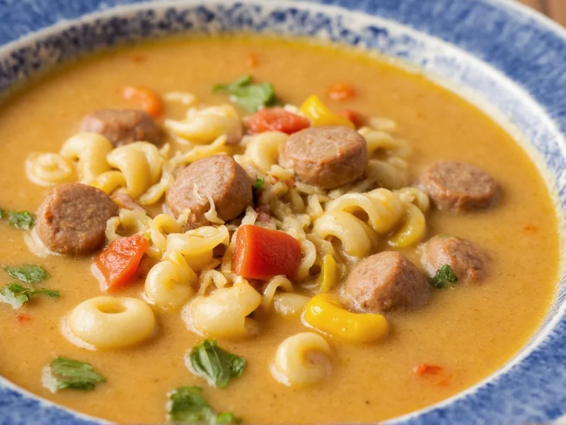 Creamy Parmesan Italian Sausage Ditalini Soup Recipe