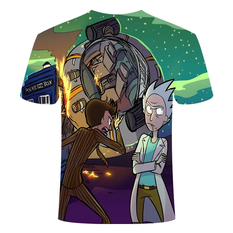 

Rick Morty Custom jack unisex plein men's t-shirts